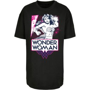 Oversized shirt 'DC Comics Superhelden Wonder Woman Pink Action'