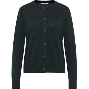 CECIL - Gebreid Vest - Donkergroen