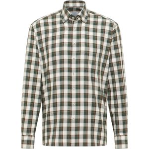 Eterna - Overhemd - Donkergroen - MODERN FIT - Lange Mouwen - EASY IRON