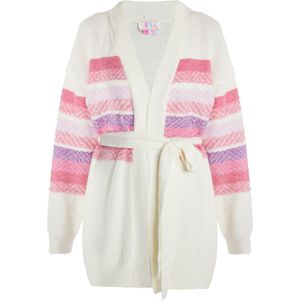 IZIA Gebreid vest  lichtlila / rosa / lichtroze / natuurwit