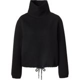 MORE & MORE - Sweatshirt - Zwart - Effen - Losse Pasvorm