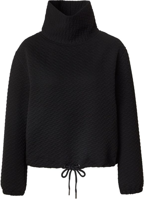 MORE & MORE - Sweatshirt - Zwart - Effen - Losse Pasvorm