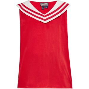 DreiMaster Vintage Blouse  rood / wit
