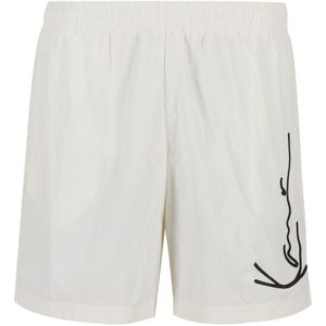 Karl Kani Zwemshorts  zwart / offwhite