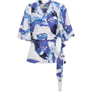 InWear Blouse 'ElitaI'  blauw / lila / lavendel / wit