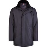 HECHTER PARIS - Lange Herenjas - Opstaande Kraag - Blinde Ritssluiting