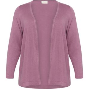 KAFFE CURVE Gebreid vest  lila