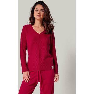 YOU LOOK PERFECT Trui 'BLOSSOM'  kersrood