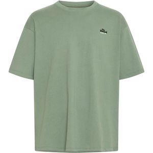 BLEND Shirt 'BHKARDO'  pastelgroen / zwart / wit