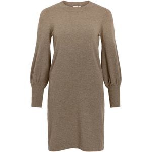 VILA Gebreide jurk 'VIKerry'  bruin gemêleerd