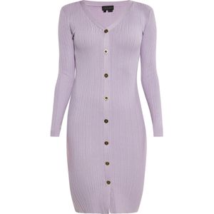 NAEMI Gebreide jurk  lavendel