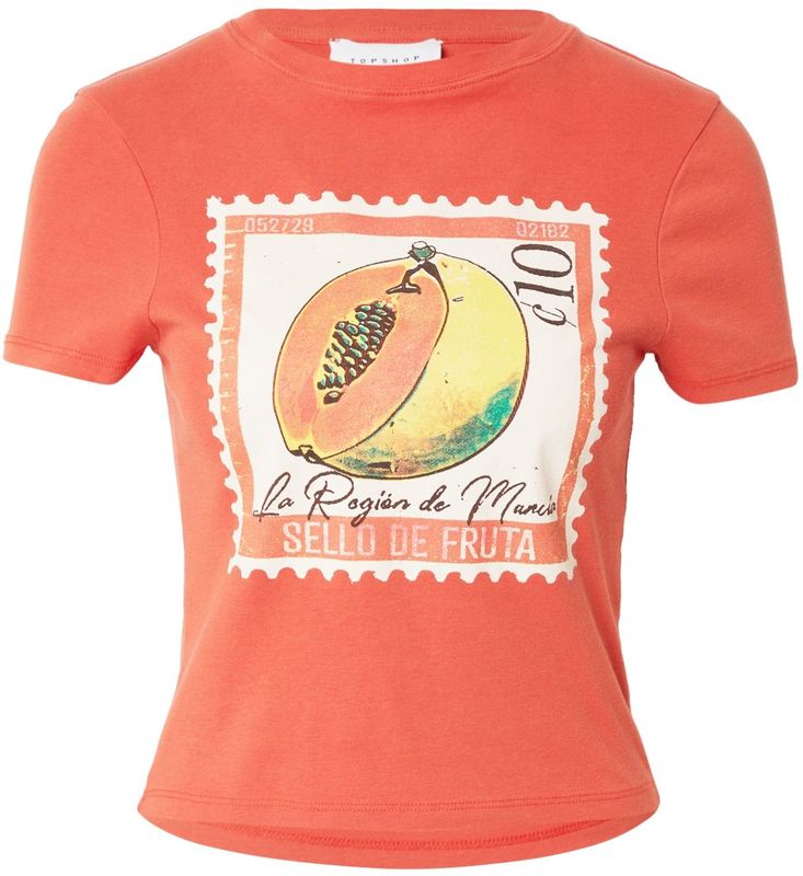 TOPSHOP - Shirt 'Seamans Bay' - Geel - Tops