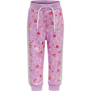 hummel - hmlNICA PANTS - Sportbroek - Bloemenprint - Katoen - Gerecycled