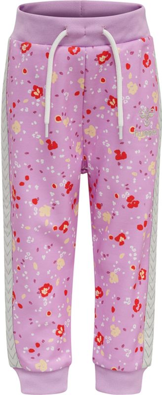 hummel - hmlNICA PANTS - Sportbroek - Bloemenprint - Katoen - Gerecycled
