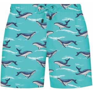 WESTMARK LONDON Zwemshorts  turquoise / donkerblauw / wit