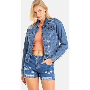 CIPO & BAXX Tussenjas  blauw denim