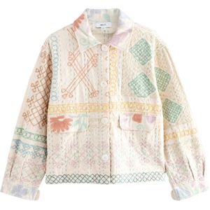 Next Tussenjas  ecru / geel / smaragd / oranje