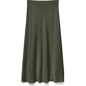 VERO MODA Rok  donkergroen