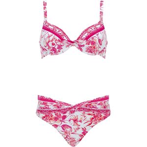 OLYMPIA Bikini  lichtoranje / pink / lichtroze / wit