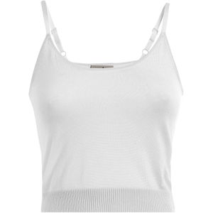 DEHA Gebreide top 'Fest'  wit