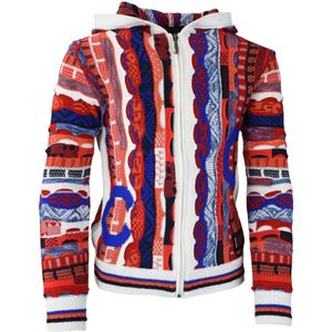 Carlo Colucci Gebreid vest 'Castaldo'  gemengde kleuren