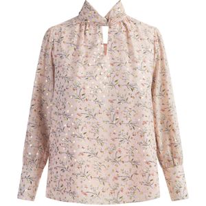 faina Blouse 'Caneva'  goud / kaki / rosa / offwhite