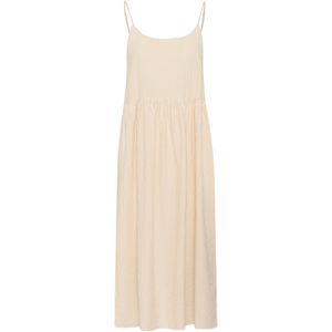 SAINT TROPEZ Zomerjurk  lichtbeige / wit