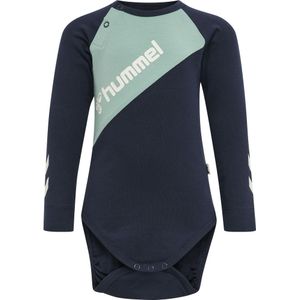 Hummel Rompertje/body  blauw / wit