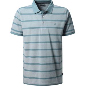 PIERRE CARDIN Shirt  turquoise / lichtgrijs
