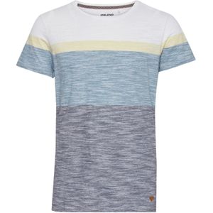BLEND Shirt 'JAKOB'  blauw / bruin / geel / wit