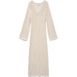 Awemma - Lange Jurk - Gebreide Jurk - Enkel Lengte - Regular Fit