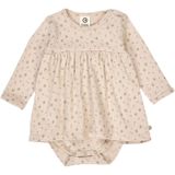 Müsli by GREEN COTTON - Rompertje - Beige - Olijfgroen - Lichtroze