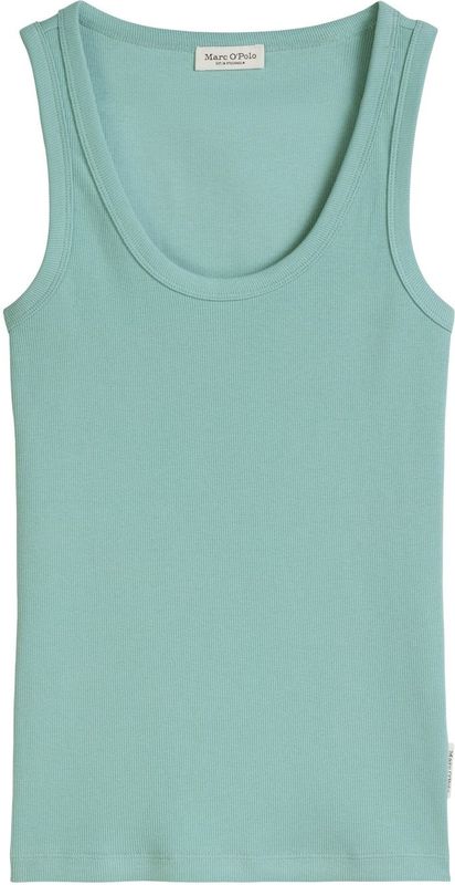 Marc O'Polo - Top - Lichtgroen - Mouwloos - Slanke Pasvorm