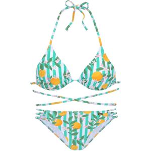 BUFFALO Bikini  mintgroen / jade groen / mandarijn / offwhite