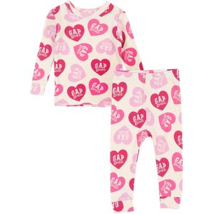 GAP Nachtkledij  pink / lichtroze / wit