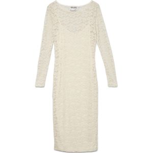 Vmpaula - Midi-jurk - Bloemenprints - Lange Mouwen - Tight Fit