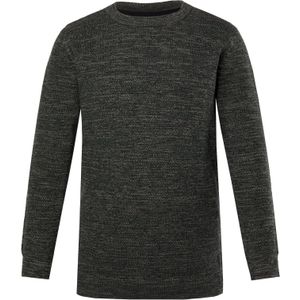 Men Plus Trui  grijs gemêleerd