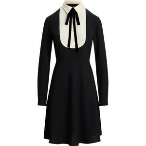 Lauren Ralph Lauren Blousejurk 'LEYTHIA'  zwart / wit