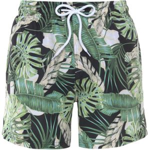 s.Oliver Zwemshorts  crème / groen / zwart / wit