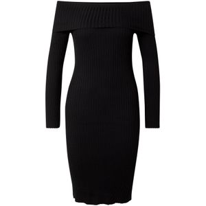 Noisy may Gebreide jurk 'NMFIFI'  zwart
