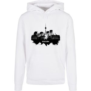 F4NT4STIC Sweatshirt 'Cities Collection - Berlin skyline'  zwart / wit