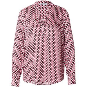 MORE & MORE Blouse  lichtroze / zwart / wit