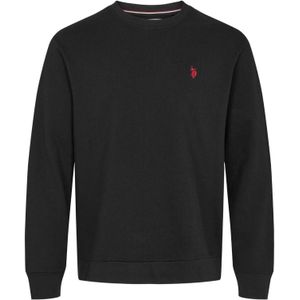 U.S. POLO ASSN. Sweatshirt 'Adler'  kersrood / zwart