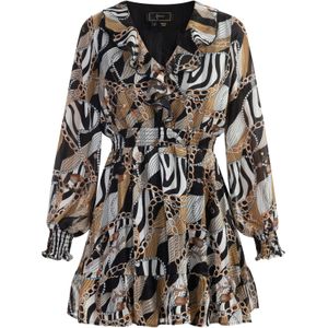 faina Jurk  gemengde kleuren