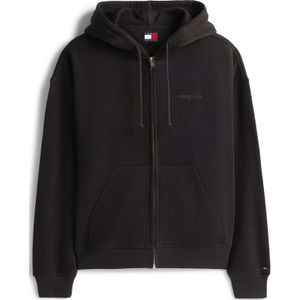 Tommy Jeans Sweatvest  zwart