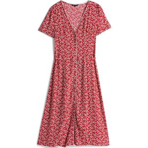 Tommy Jeans Jurk  rood / wit