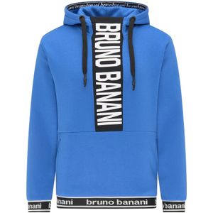 Bruno Banani Sweatshirt 'Cook'  hemelsblauw / zwart / wit