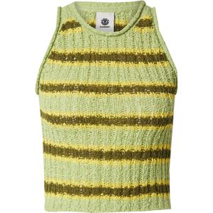 ELEMENT Gebreide top  geel / olijfgroen / lichtgroen