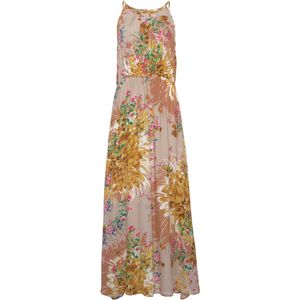 Viscose - Maxi Dress - Bloemenprint - Mouwloos - Ronde Hals