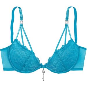 Lascana - Push-up-bh - Turquoise - Met Versteviging - Met Beugel